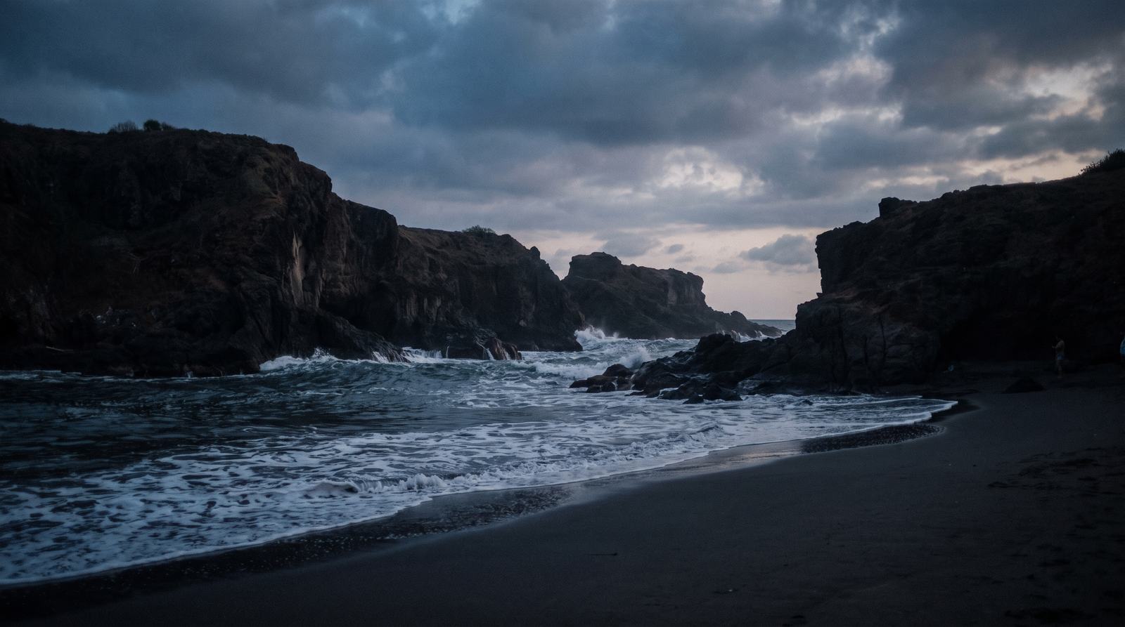 Pacific coast of El Salvador